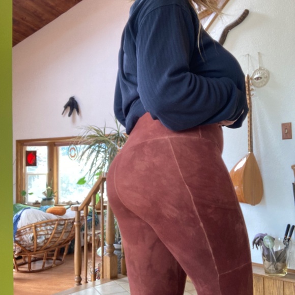 Calico alchemy magnolia pocket leggings M terry - Picture 3 of 10